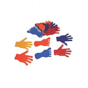 סט כפות ידיים ורגליים 12 זוגות