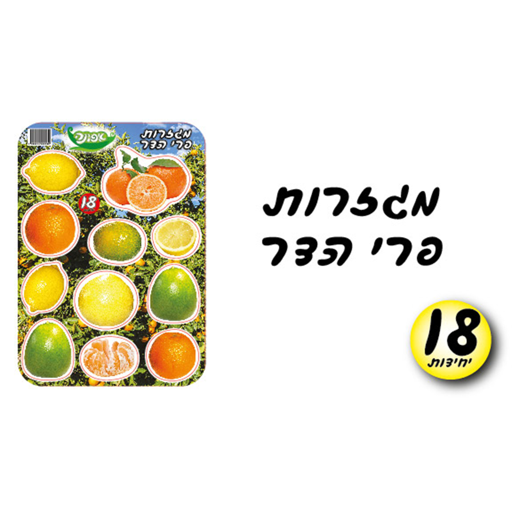 מארז 18 יח' מגזרות פרי הדר