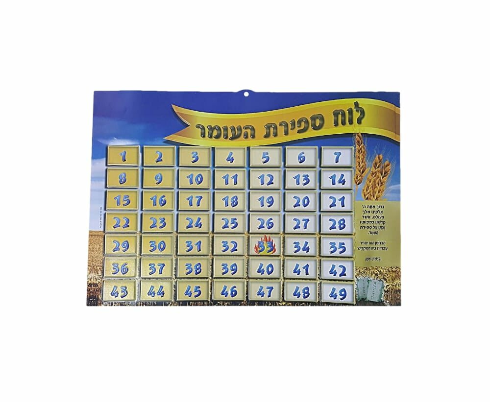 לוח ספירת העומר ממפל