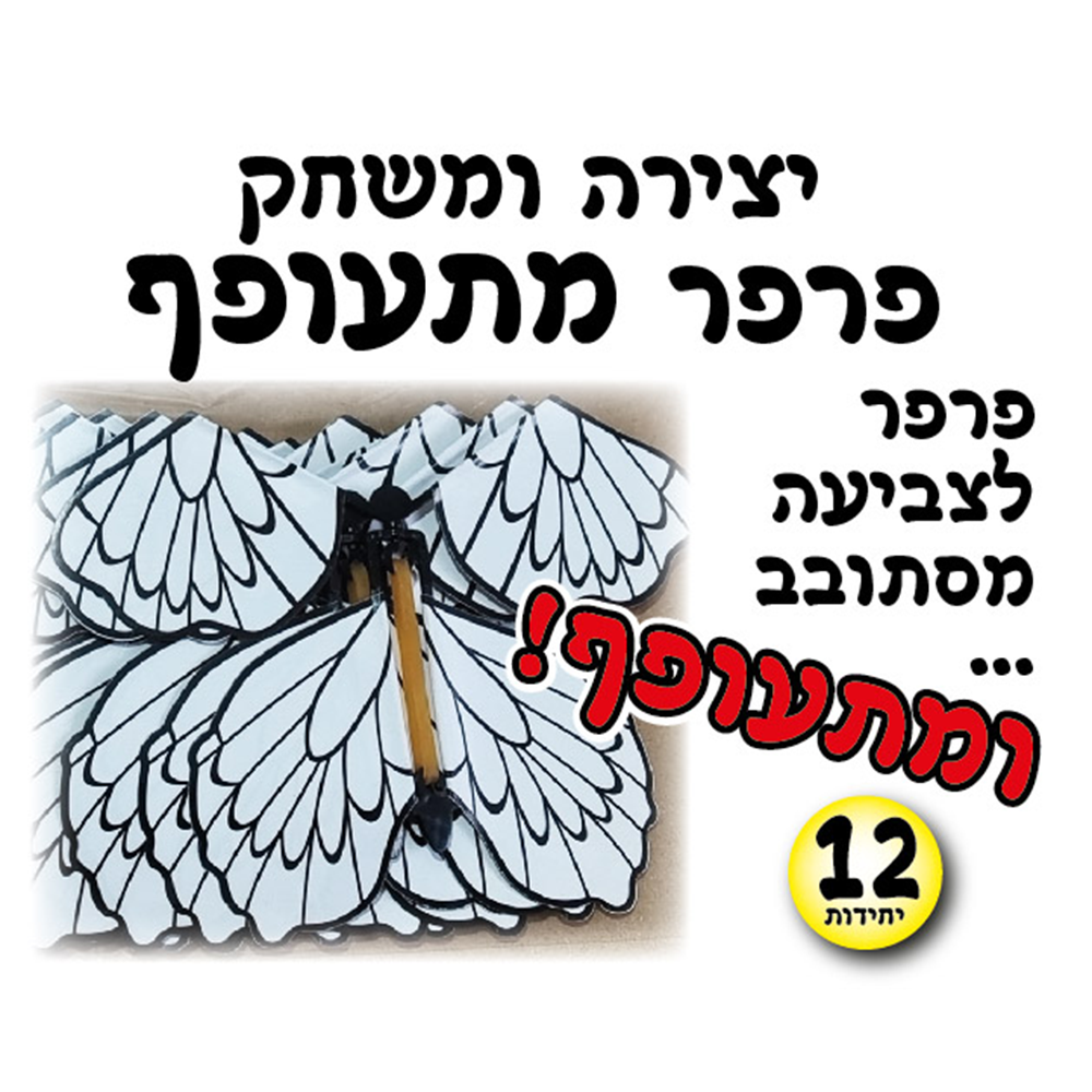 מארז 18 ערכת יצירה ומשחק פרפר מעופף