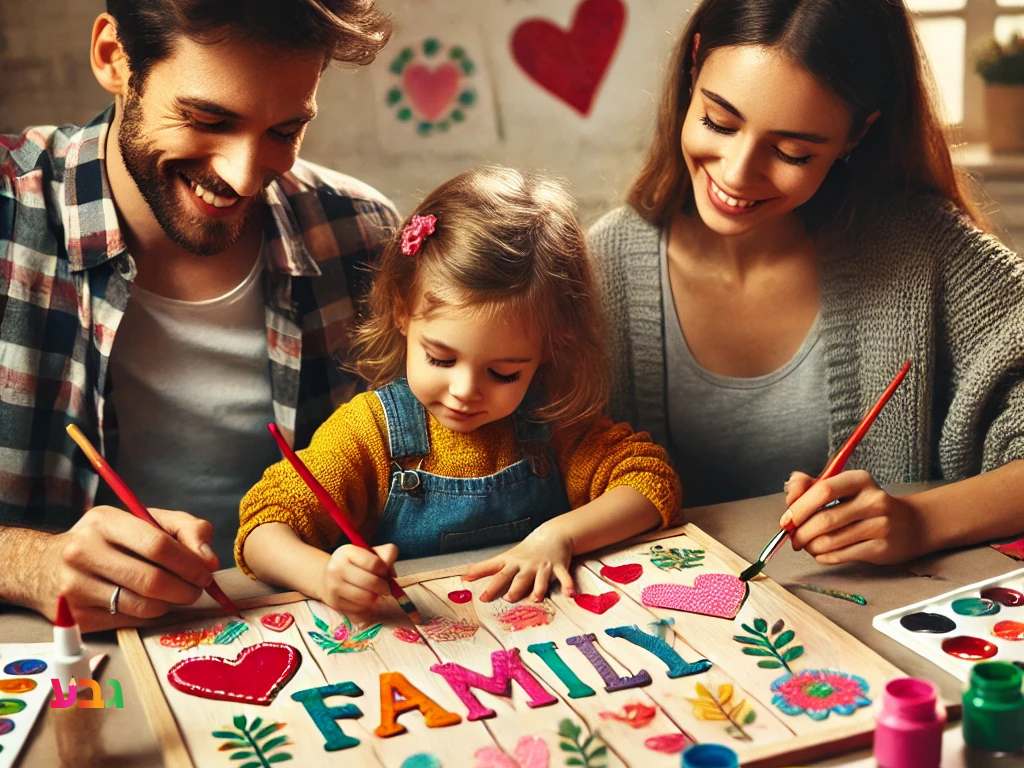 פעילות הורים וילדים בגן ליום המשפחה