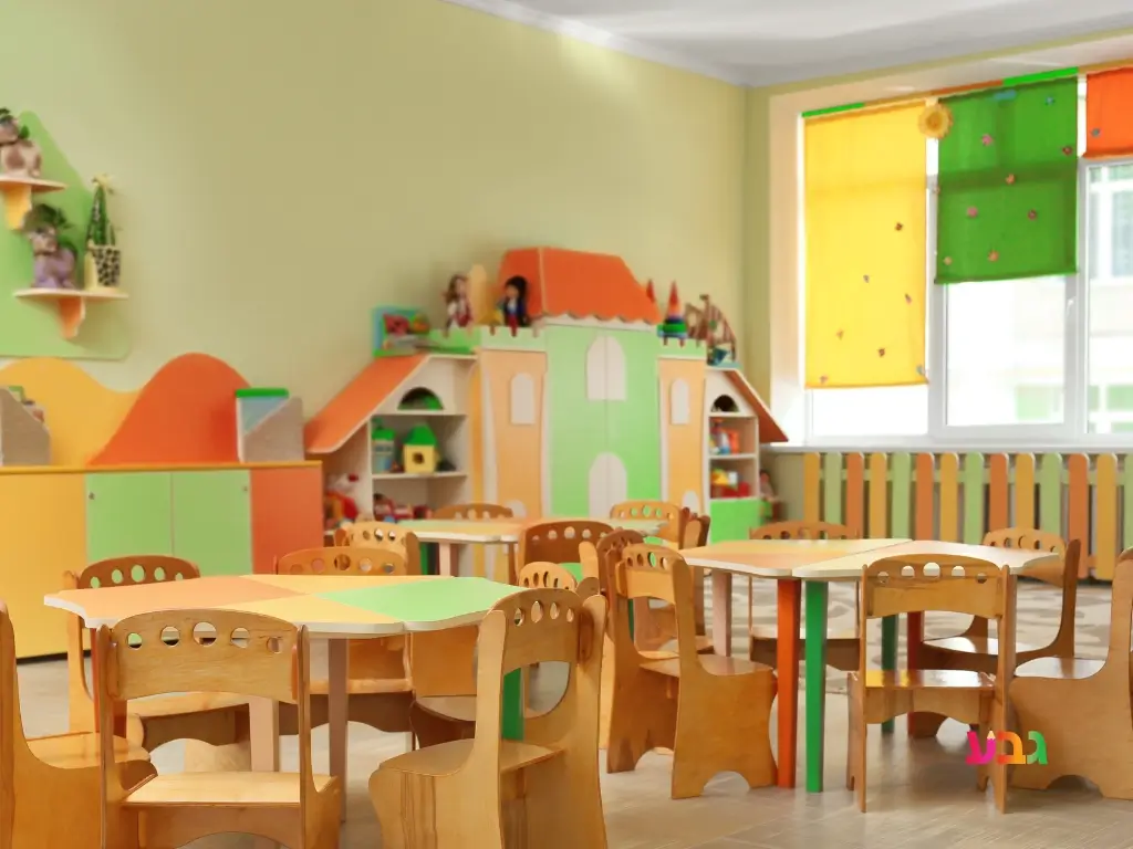 שולחנות בגן ילדים